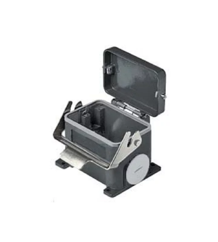 surface mounting housing, size 104.62, E-Xtreme alu, 1 lever, 1xM40 side, cover metal
