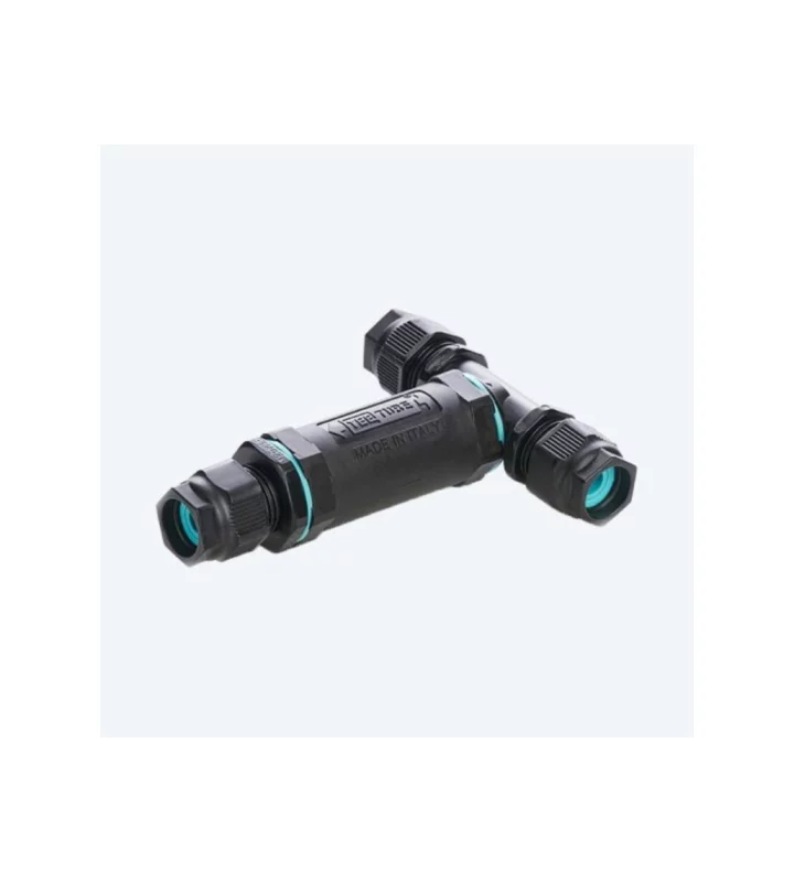 Junction connector T, Screw with wire protection