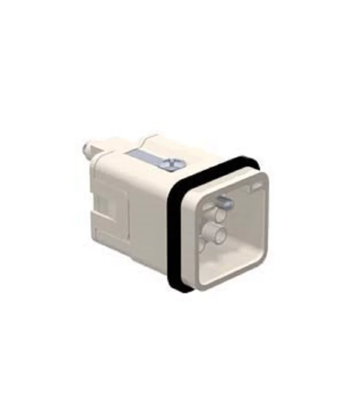 male insert, size 21.21, 7p+PE, crimp, 10A, 400V