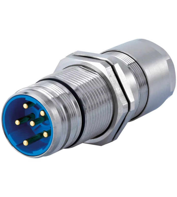 Twilock-S, Panel Connector, Male Thread, with Strain Relief