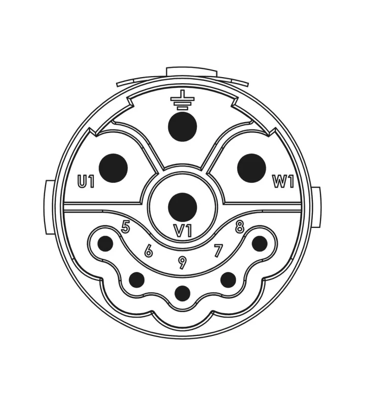 Inserts 9-pole