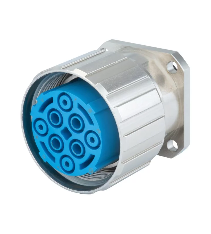 Panel Connector with knurled Nut