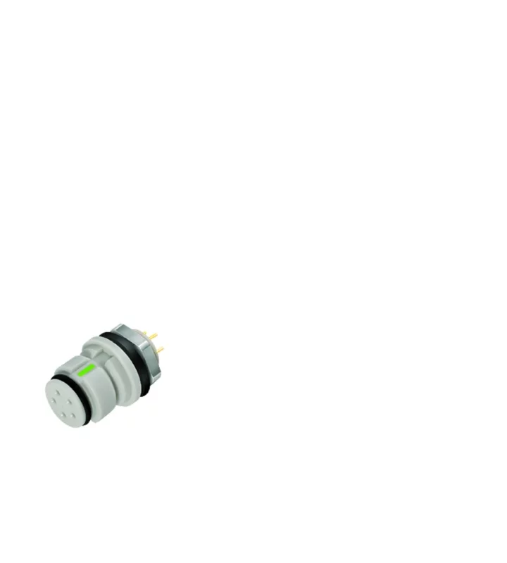 Female panel mount connector