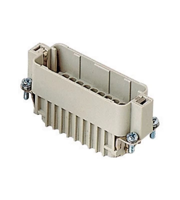 male insert, size 66.16, 38p+PE, crimp, 10A, 250V
