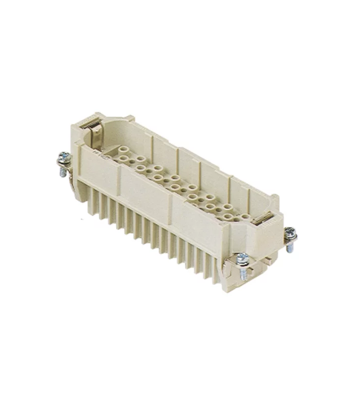 male insert, size 104.27, 64p+PE, crimp, 10A, 250V