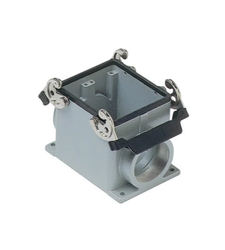 surface mounting housing, size 77.62, C-TYPE alu, 2 levers, 2xPG29 side