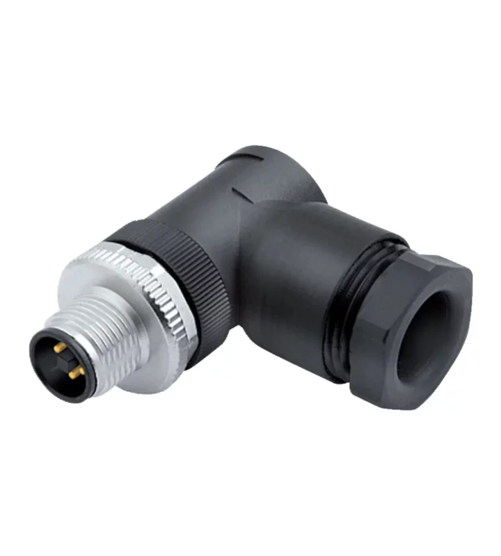 M12 Male angled connector