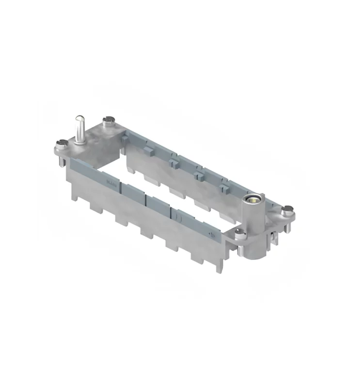 frame, size 104.27+size 104.62, MIXO steel zinc plated, for 6 MU, with PE-connection