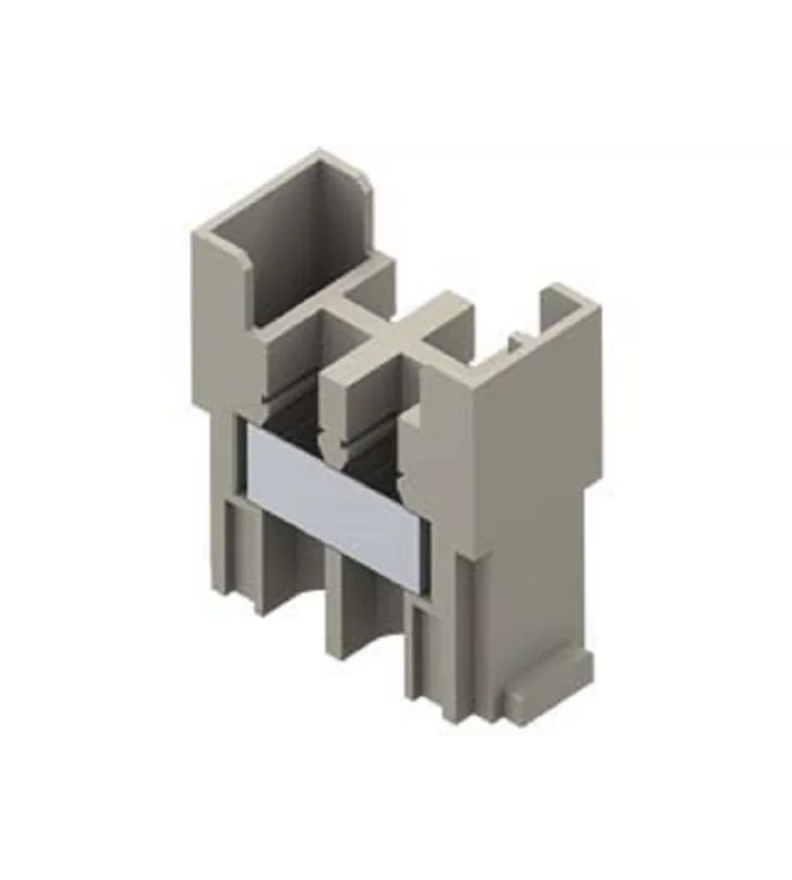 adaptor, MIXO, 1MU, 4p, for fibre optic SC-contact, male