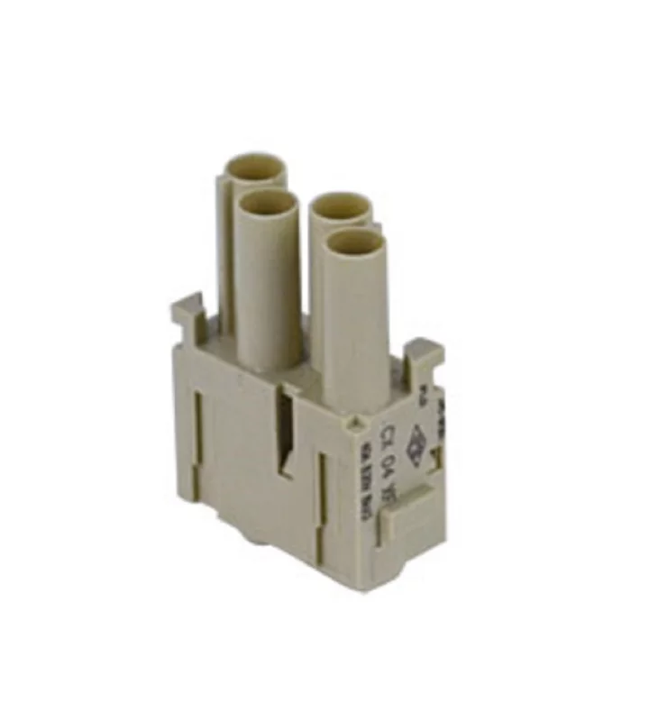 female insert, MIXO, 1MU, 4p, crimp, 40A, 830V