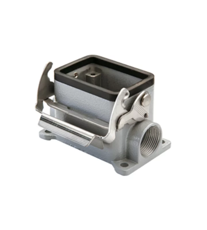surface mounting housing, size 44.27, V-TYPE alu, 1 lever, 1xM20 side