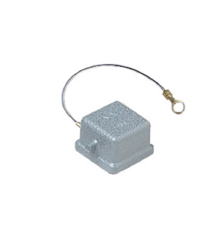 protection cover, size 21.21, zinc, 2 pegs, gasket, eyelet