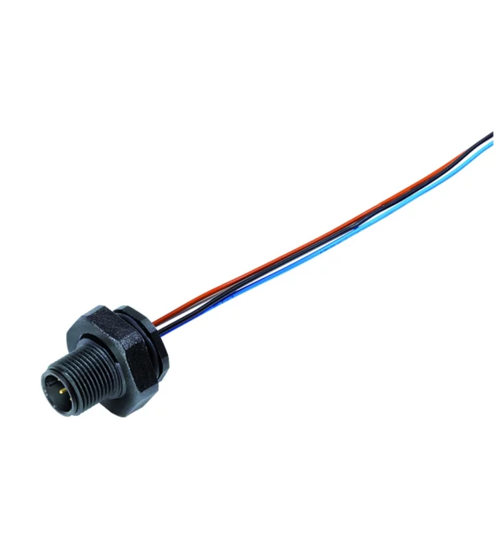 Male panel mount connector
