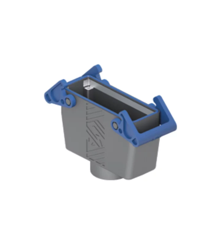 hood, high, size 104.27, T-TYPE /H plastic, 2 levers, 1xM40 top, PE-jumper