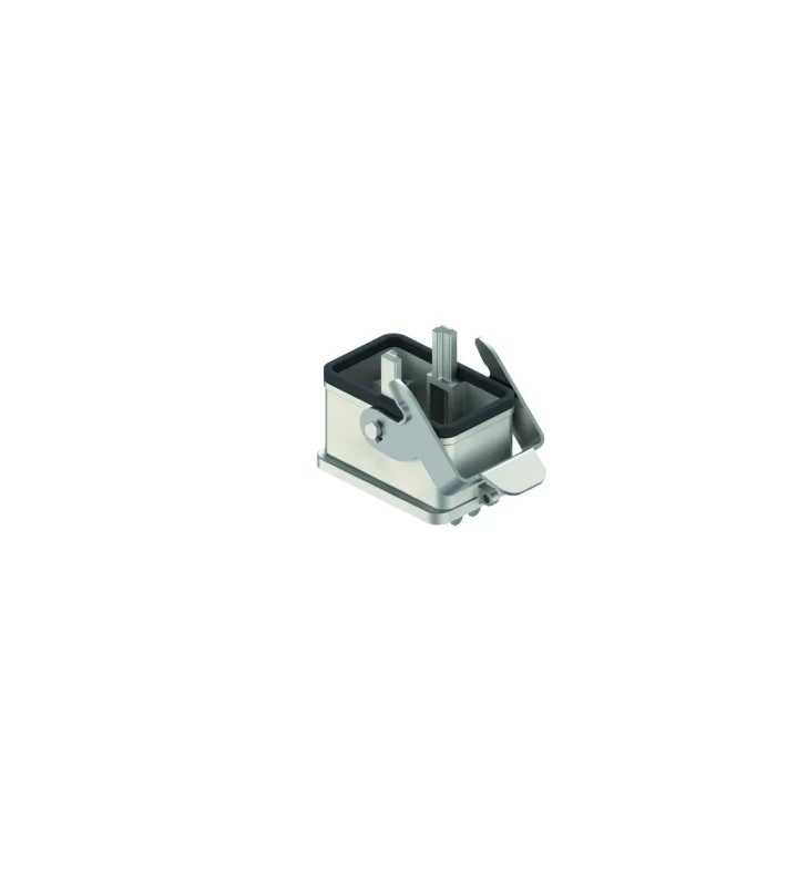 bulkhead mounting housing, MIXO ONE, alu, 1 rigid lever stainless steel