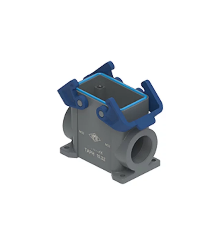 surface mounting housing, high, size 57.27, T-TYPE H plastic, 2 levers, 1xM25 side