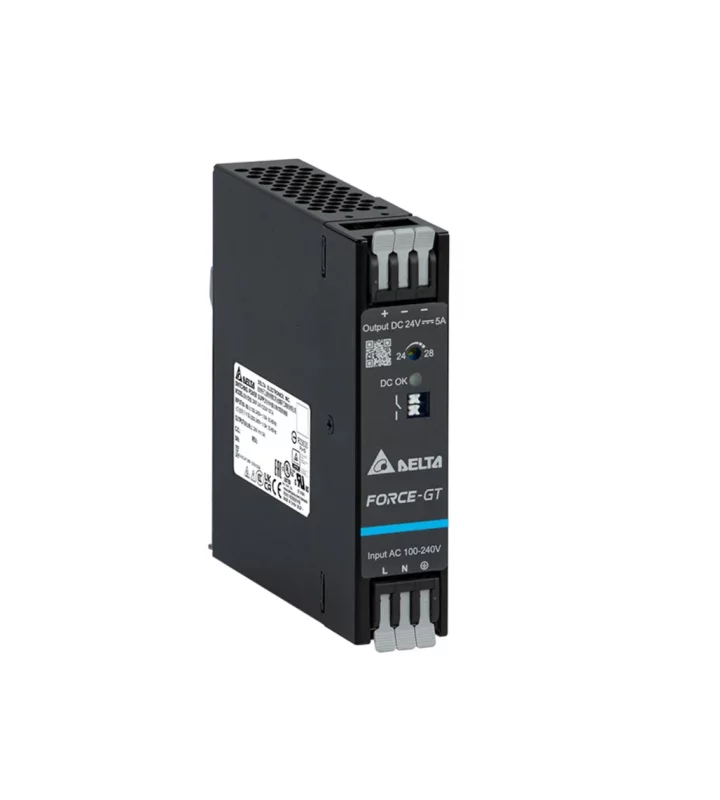 Power supply, 1Ph, 120W, DIN Rail, AC/DC, 24 Vdc, 5 A