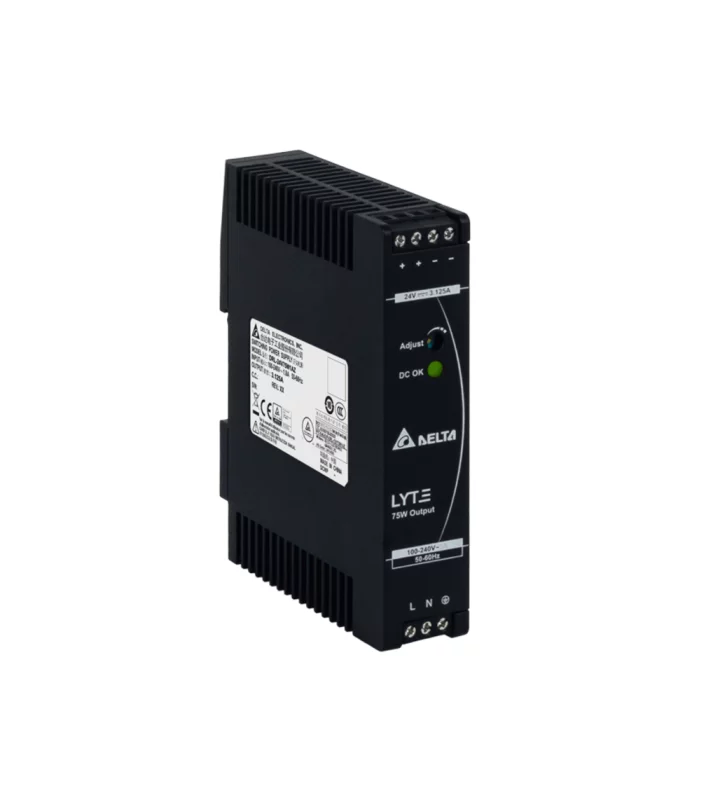 Power supply, 1Ph, 75W, DIN Rail, AC/DC, 24 Vdc, 3,125 A