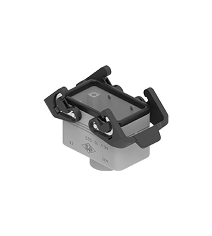 hood, size 57.27, IL-BRID stainless steel, 2 levers, 1xM25 top