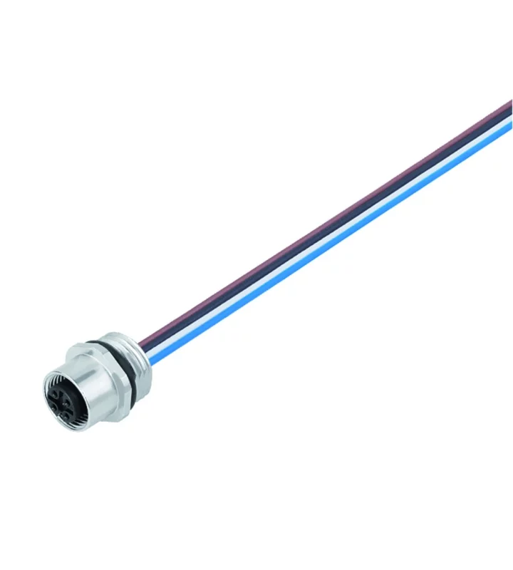 Female panel mount connector