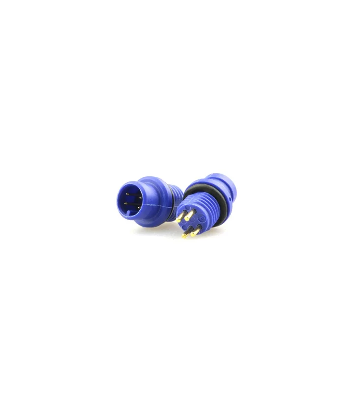 Mini B Male panel mount connector