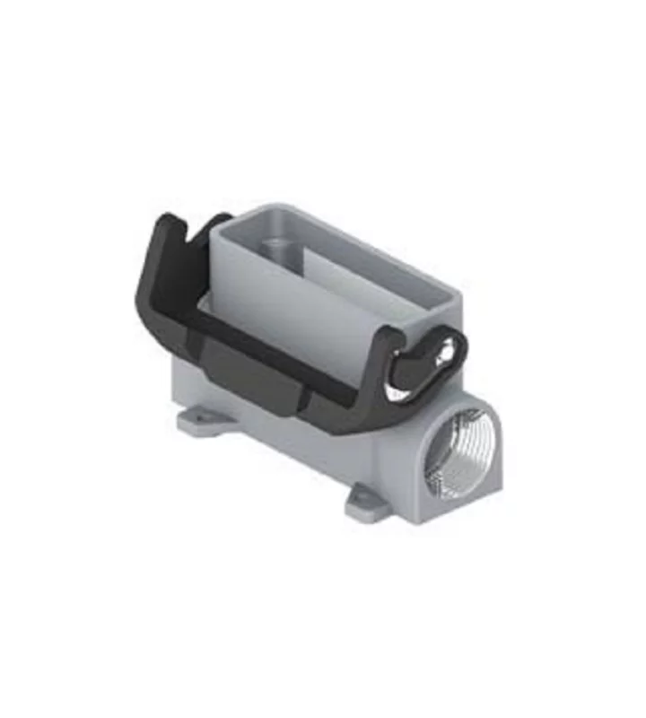 surface mounting housing, high, size 66.16, IL-BRID alu, 1 lever, 1xM25 side