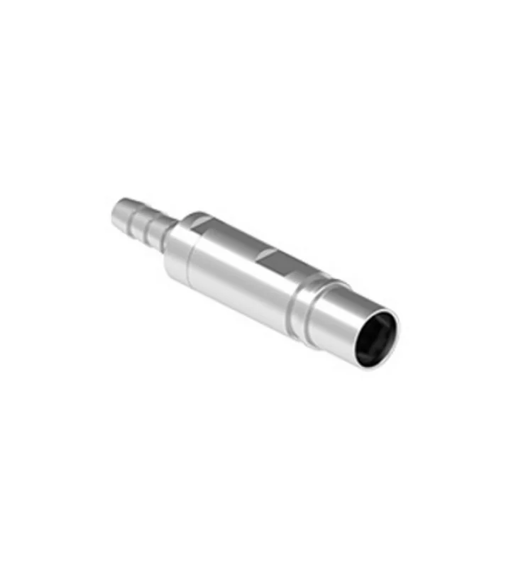 female contact, MIXO, metal, 4,0mm internal, plug, pneumatic,  shutt-off valve
