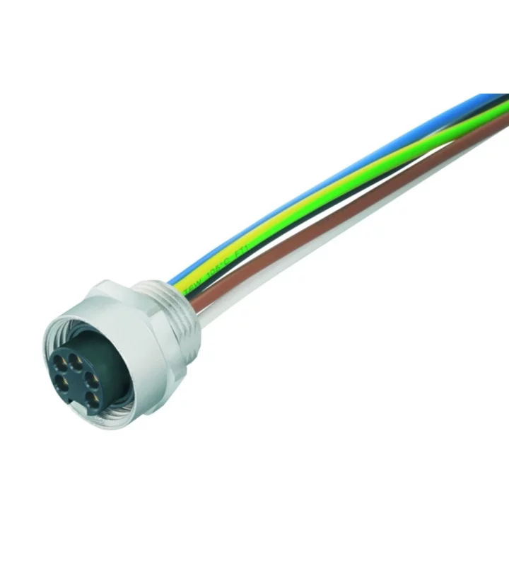Female panel mount connector