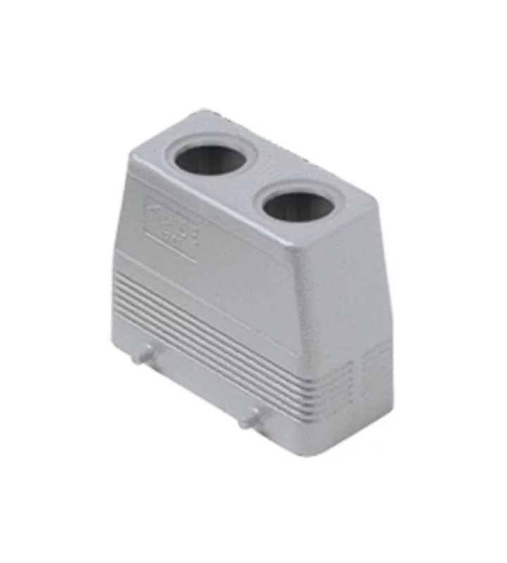 hood, high, size 77.27, C-TYPE alu, 4 pegs, 2xM20 top, no adaptor