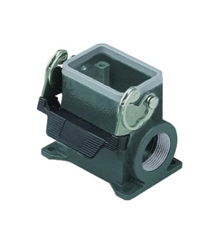 surface mounting housing, high, size 44.27, E-Xtreme alu, 1 lever, 1xM32 side