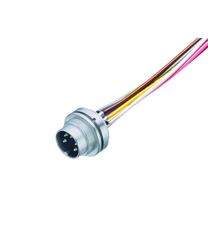 Male panel mount connector
