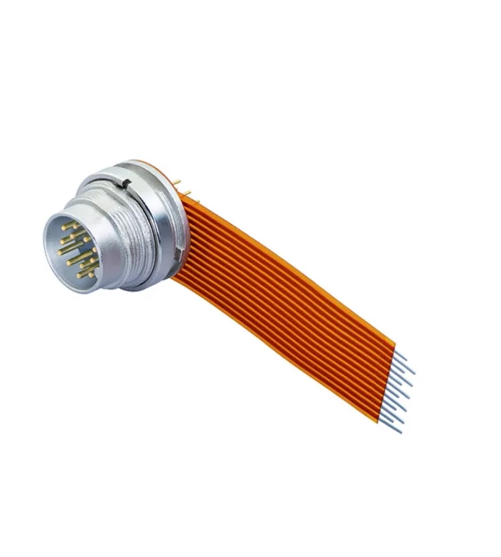 Male panel mount connector
