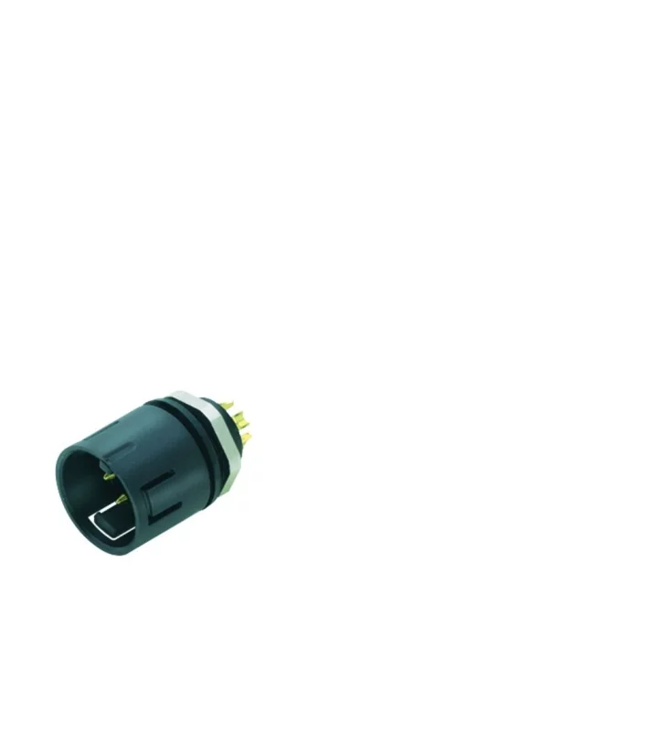 Male panel mount connector