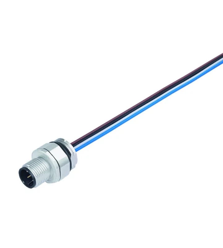 Male panel mount connector