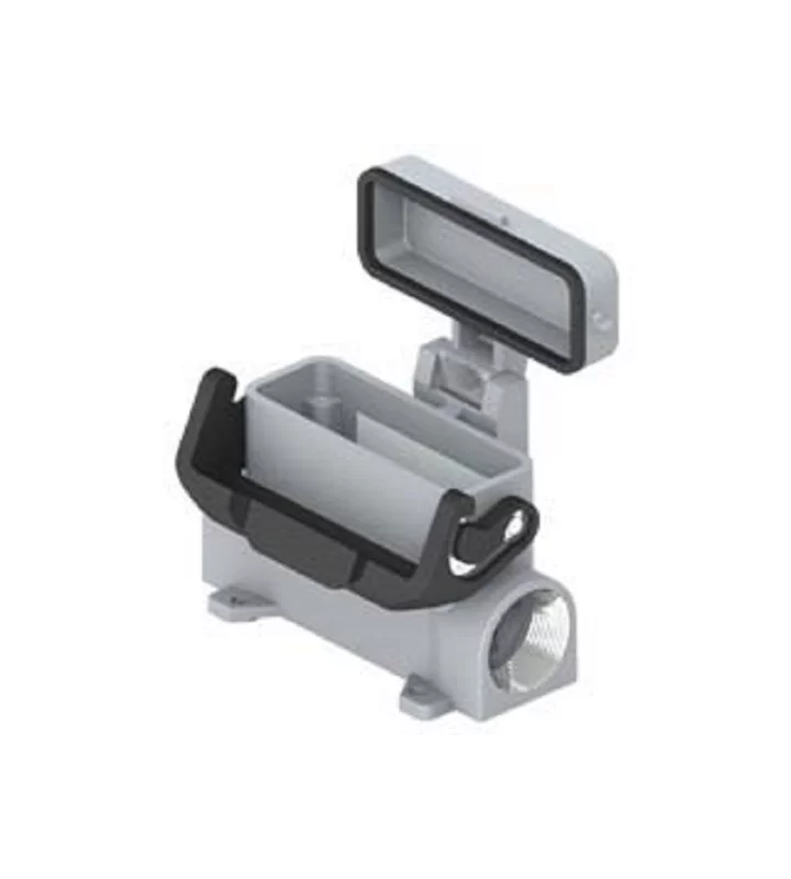 surface mounting housing, high, size 66.16, IL-BRID alu, 1 lever, 1xM25 side, cover metal