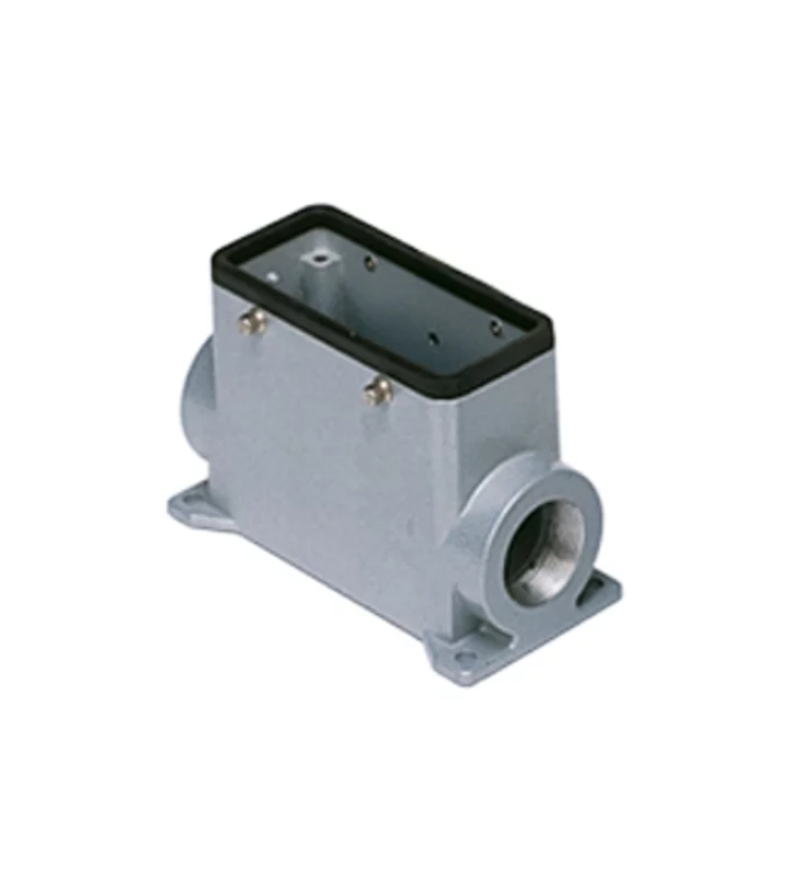 surface mounting housing, high, size 77.27, C-TYPE alu, 4 peg, 1xPG21 side