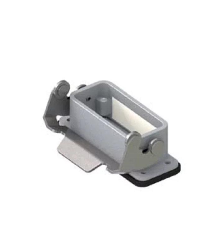 bulkhead mounting housing, size 49.16, CZ7 alu, 1 rigid lever