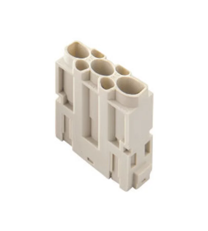 male insert, MIXO, 1MU, 3+4p, crimp, 40+10A, 830V