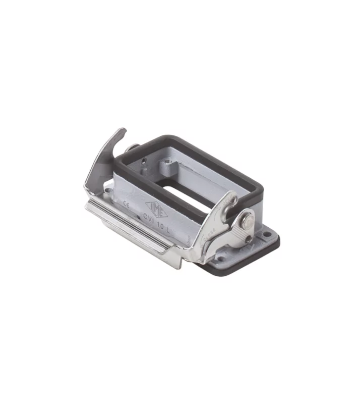 bulkhead mounting housing, size 57.27, V-TYPE alu, 1 lever