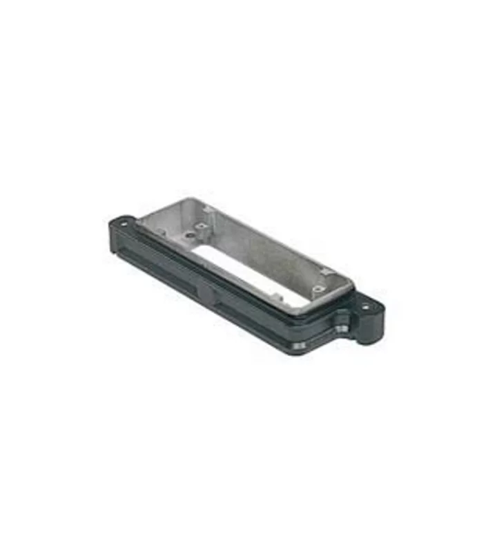 bulkhead mounting housing, size 44.27, E-Xtreme alu, screw locking