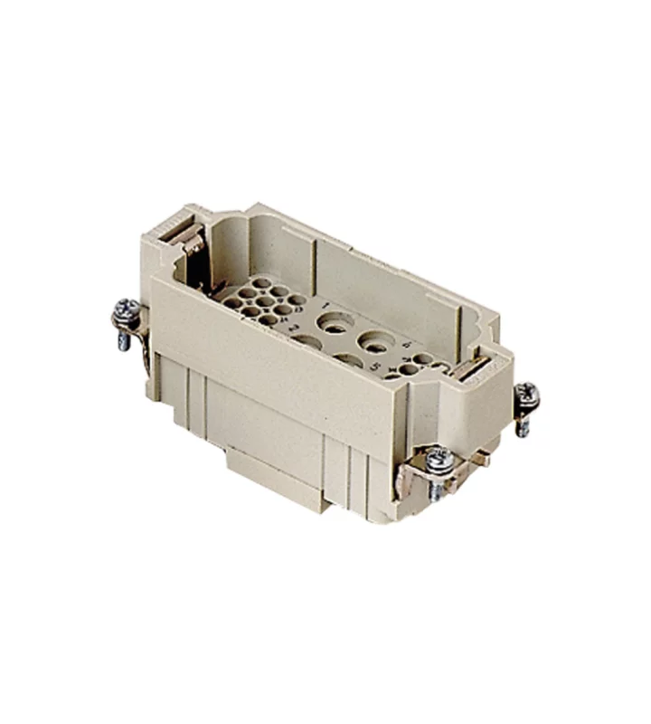 male insert, size 77.27, 6+36p+PE, crimp, 40+10A, 690+160V
