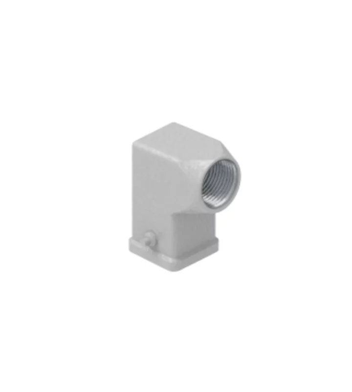 hood, angled, size 21.21, CKA zinc, 2 pegs, 1xM20 side, gasket