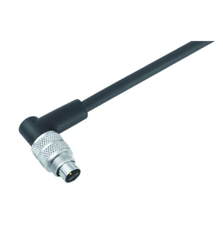 Male angled connector