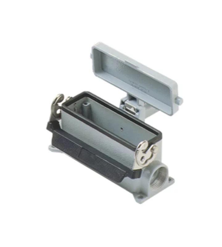 surface mounting housing, high, size 104.27, C-TYPE alu, 1 lever, 1xPG29 side, cov.