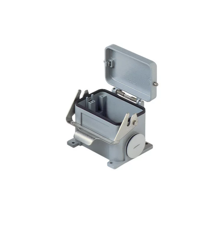 surface mounting housing, size 104.62, C-TYPE alu, 1 lever, 2xPG29 side, cov.