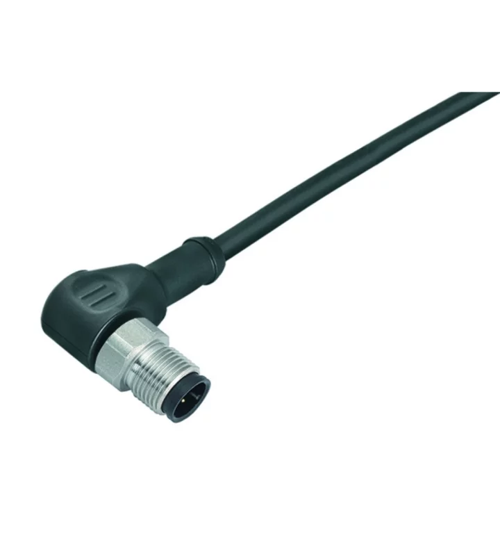 Male angled connector