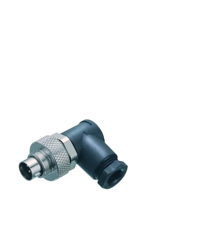 Male angled connector