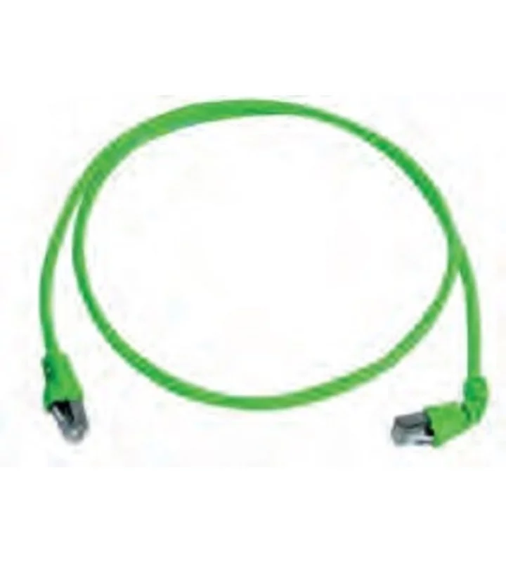 patch cable, 10m, LSHZ, CAT.6a, with 1xRJ45 insert 90° and 1xRJ45 insert 180°