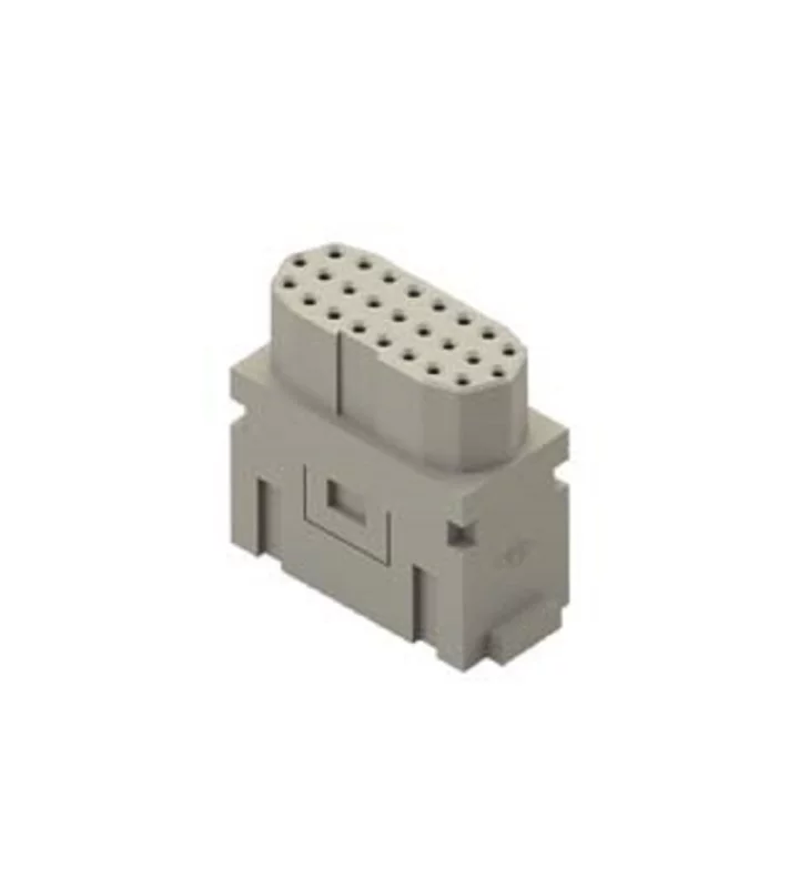 female insert, MIXO, 1MU, 25p, crimp, 4A, 50V, for CIFA/D 0.3-0.7