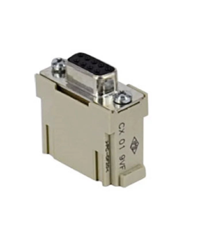 female insert, MIXO, 1MU, 9p, crimp, 5A, 50V, D-SUB